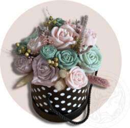 Ramo de flores de vela -