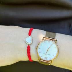 Red thread bracelet heart