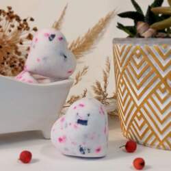 Bath bombs in heart shape 10