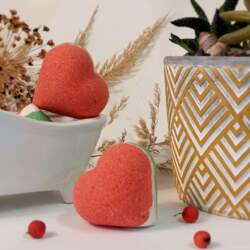 Bath bombs in heart shape 10