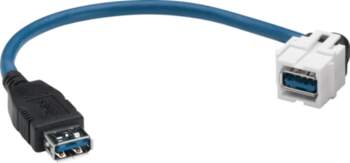 Hager GMKUSB3A Keystone Insert USB3 Type