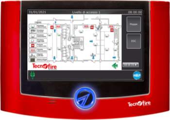 TECNOFIRE TF-TFT-7SC Touch Screen Security Control