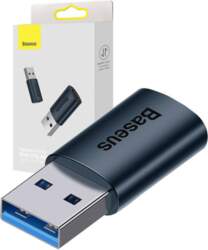 Baseus Ingenuity USB-A–USB-C adapteris OTG (zils)