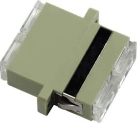 Brand SC/UPC Multimode Duplex Fibre-Optic Adapter