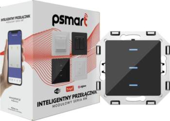 PSMART Switch 3 ķēdes stikls RM