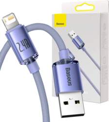 Baseus Crystal Shine kabelis USB uz