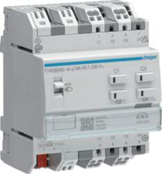 Hager TYA604D Output Module 4-fold 16A
