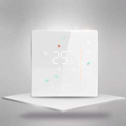 Termostats 5A Zigbee balts