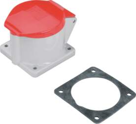 Hager ECEE325 CEE Flange Socket Outlet