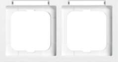 Busch-Jaeger 1732-184 NSK future® linear-Abdeckrahmen 2-fach