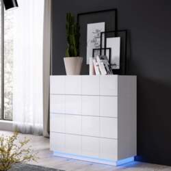 CAMA Kumode REJA 4S (Balta)