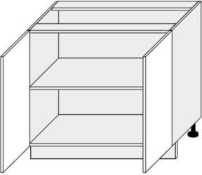 EXTOM Skapītis QUANTUM D11/90 (Graphite)