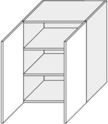 EXTOM Skapītis QUANTUM W3/60 (Graphite)