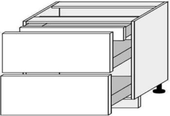 EXTOM Skapītis QUANTUM D2A/90/1A (Graphite)