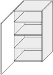 EXTOM Skapītis QUANTUM W4/50 (Graphite)