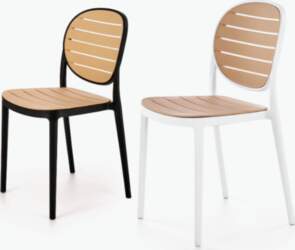 HALMAR Plastmasas krēsls K529 (Brūns)