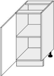 EXTOM Skapītis QUANTUM D1D/40 (Graphite)