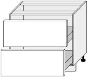 EXTOM Skapītis QUANTUM D2A/90 (Graphite)