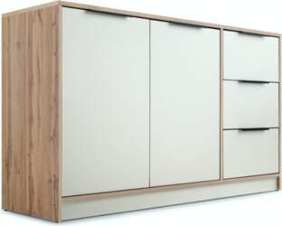 STOLAR Kumode LATI 2D3S (Balta)