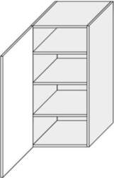 EXTOM Skapītis QUANTUM W4/40 (Graphite)