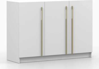 IDZCZAK Kumode ROSA 3D (Balta)