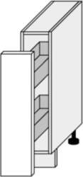 EXTOM Skapītis QUANTUM D15/CARGO (Graphite)