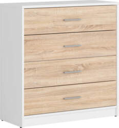 BRW Kumode NEPO PLUS KOM4S (Balta)