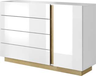 Kumode ARCO M D4S (Balta)