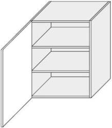 EXTOM Skapītis QUANTUM W2/60 (Balts)