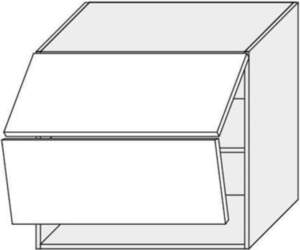 EXTOM Skapītis QUANTUM W8B/80 AVENTOS (Graphite)