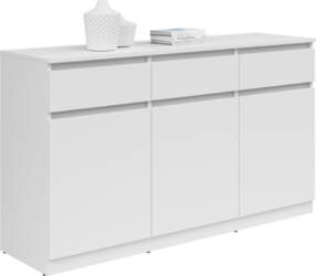 BRW Kumode SATURN KOM3D3S (Balta)