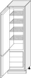 EXTOM Skapītis QUANTUM D14/DL/60/207 (Graphite)