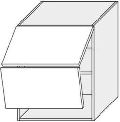 EXTOM Skapītis QUANTUM W8B/60 AVENTOS (Graphite)