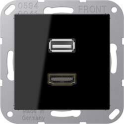 JUNG Multivides termināļi HDMI / USB