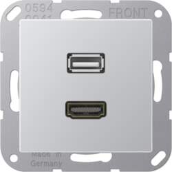 JUNG Multivides termināļi HDMI / USB