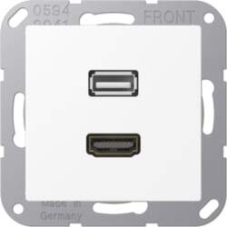 JUNG Multivides termināļi HDMI / USB