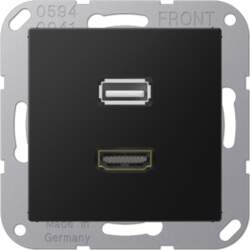 JUNG Multivides termināļi HDMI / USB
