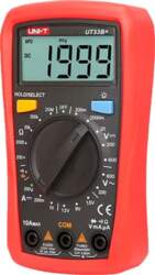 Digital multimeter UT33B+, LCD, VDC: 200mV