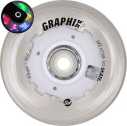 Powerslide Graphix Plus 80mm/85a LED skrituļslidu