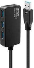 Kabelis LINDY  CABLE USB3 EXTENSION HUB