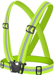 Apģērbs Hurtel  Adjustable reflective harness for