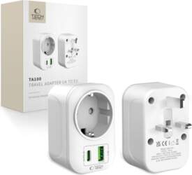 Adapteris Tech-Protect Tech-Protect TA100 UK Adapter