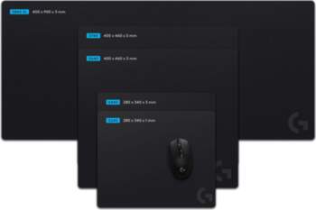 Datora pele Logitech  MOUSE PAD G240/BLACK