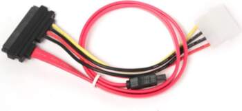 Kabelis Gembird  CABLE SATA-DATA + POWER/COMBO