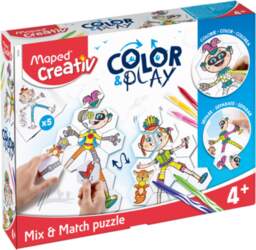 Creativ krāsošanas kompl.Puzzl 4+"