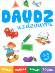 Daudz uzdevumu 3-5 gadi