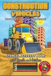 Stencil Book - Construction  Vehicles