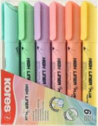 Teksta marķ.kompl.KORES  HighLiner Pastel
