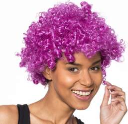 Afro parūka - violeta