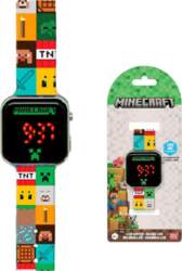 Minecraft Elements digitālais LED pulkstenis